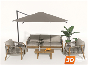 Outdoor Sofa Skp Files